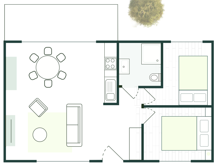 Plan chalet